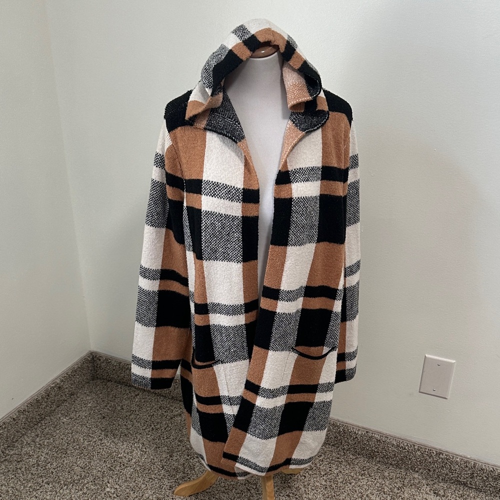 😊 Love Scarlett Open Front Hooded Cardigan